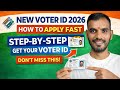 New Voter ID Apply Online 2026 | नया वोटर ID कैसे बनाएं | Voter ID Online Apply Step by Step