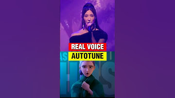 Golden - KPop Demon Hunters EJAE Real Voice VS Autotune #shorts #huntrix #kpopdemonhunters