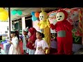 Semua Semangat Senam Chicken (Ayam) Dance - Badut Teletubbies Laa- Laa Po & Ibu Guru dan Semuanya