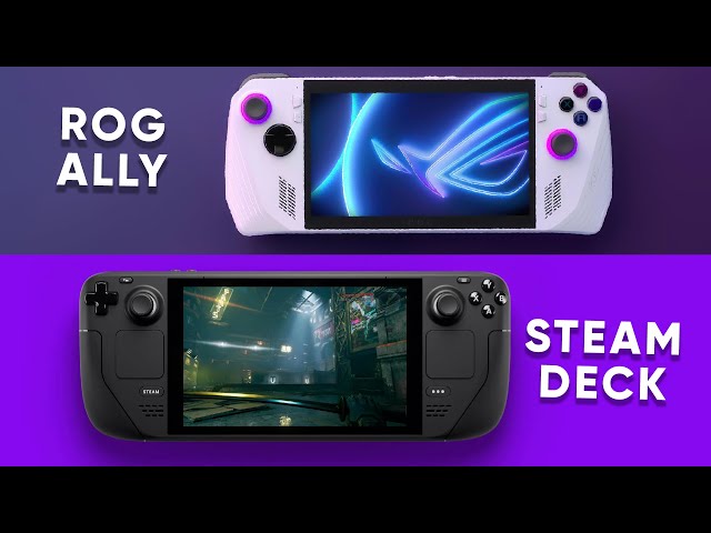 Steam Deck vs Asus ROG Ally: a handheld head-to-head