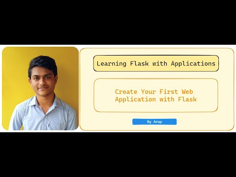 Create Your First Web Application with Flask - YouTube