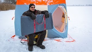 Теплый пол для зимних палаток-кубов от Митек