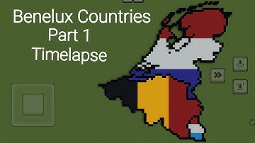 Benelux - Big Scale Flag Map (Part 1)