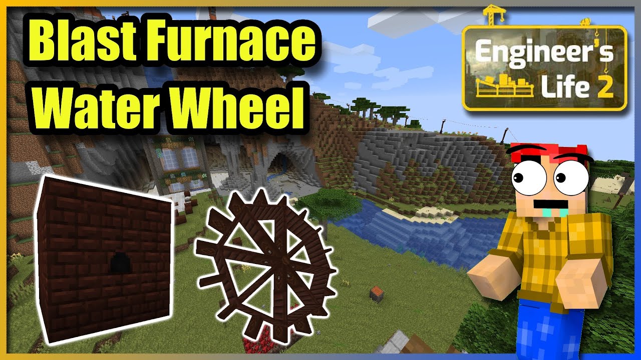 Minecraft Engineer's Life 2 Let's Play Steel Production & Water