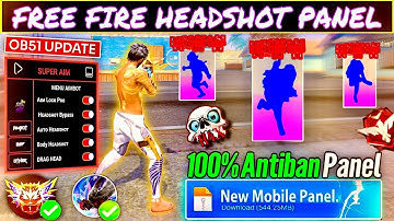 Antiban FF Panel🔥Free Fire Injector🔥Ob50 Free Fire Hack😈FF panel Hack Mobile|FF Hack|FF Injector