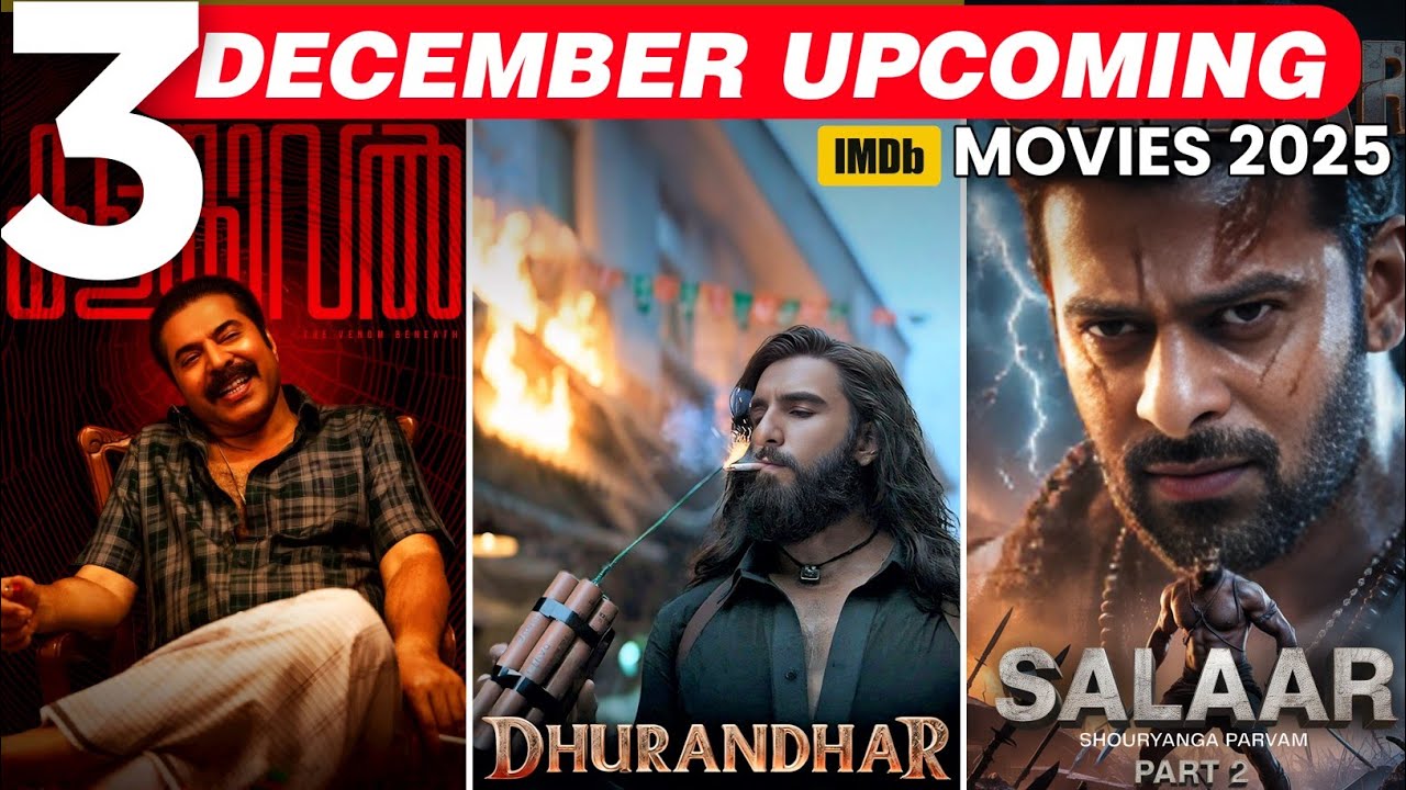Top 3 Upcoming Biggest Indian Movies December 2025 In Hindi ll Update ...