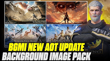 FREE BGMI Attack On Titan Update Image Pack For Thumbnails | 2025