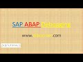 04 SAP ABAP Debugging Internal table operations