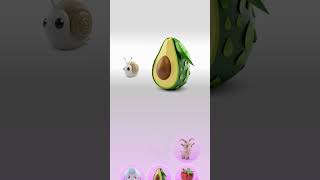 Crossbreading Snail and Avocado | Animash screenshot 2