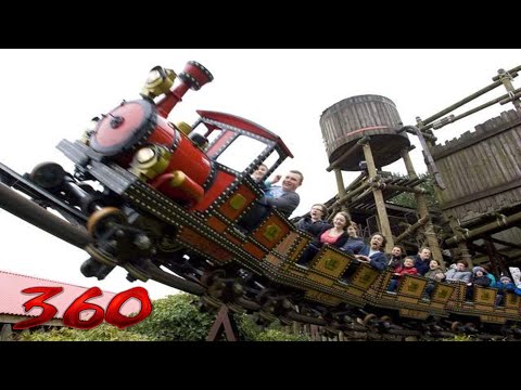 Nail Biting Runaway Train Roller Coaster 8K 360 VR