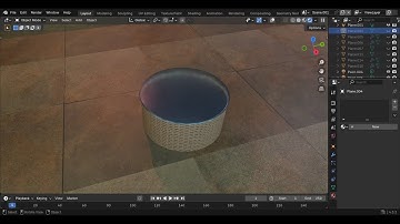 Quick Easy Modelling and Texturing of a Round Glass Table in Blender #blender #howto #modeling #3d
