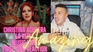 Christina Aguilera 'La Reina' Music Video. First Time Reaction