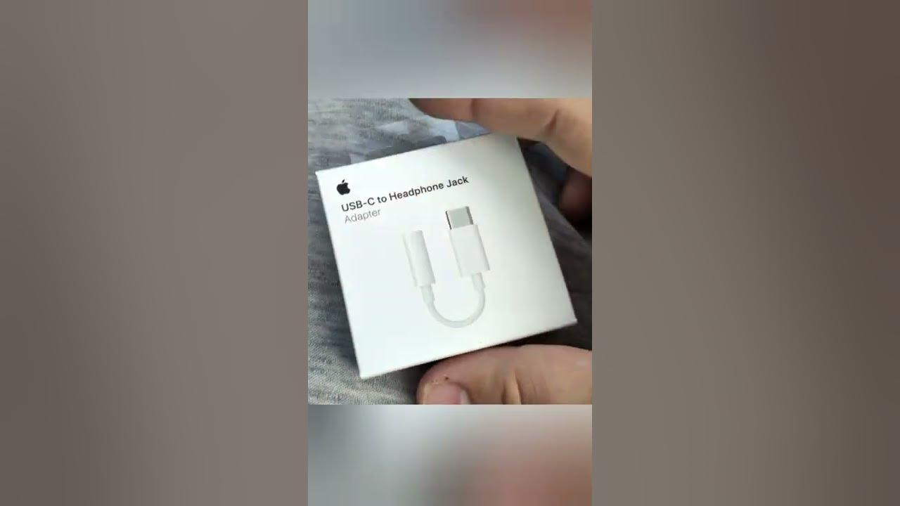 Apple USB C to Headphone Jack Adapter Unboxing 🔥🔥🔥