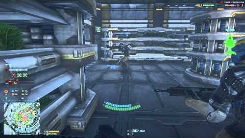Flying in on and entering Biolab in Planetside 2