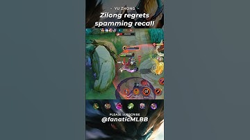 ✅ Yu Zhong - Zilong regrets spamming recall 💀 #yuzhonggameplay #yuzhong #mobilelegend #mlbb
