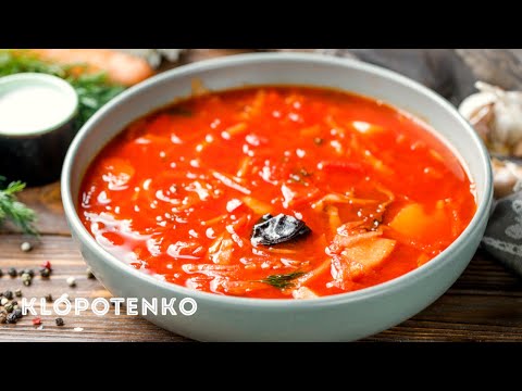 Video: Recipe: Borscht Without Cabbage, On Pork Ribs On RussianFood.com