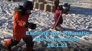 Mathias Superchannel - Spennende skirenn - Exciting Ski Competition