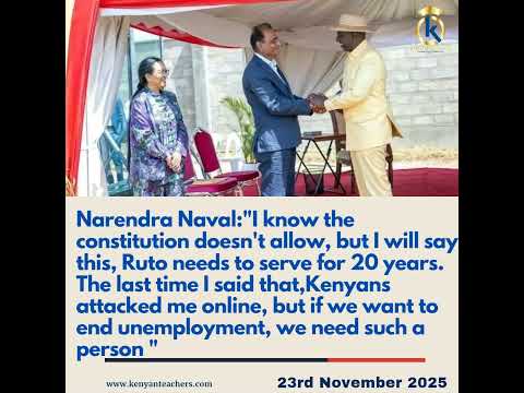 𝐍𝐚𝐫𝐞𝐧𝐝𝐫𝐚 𝐍𝐚𝐯𝐚𝐥 𝐑𝐮𝐭𝐨 𝐒𝐡𝐨𝐮𝐥𝐝 𝐒𝐞𝐫𝐯𝐞 𝟐𝟎 𝐘𝐞𝐚𝐫𝐬