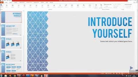Triangle PowerPoint Template