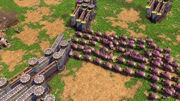 AoE3DE - 2v2v2v2 THE GREAT ELEPHANTS SIEGE | Multiplayer Gameplay