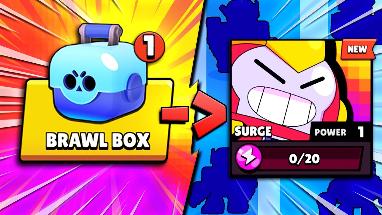 One Box One Chromatic Brawler Crazy Surge Pull Youtube - brawl stars all chromatic brawlers