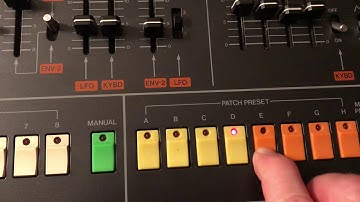 Jupiter 8 Demonstration #6 Patch Presets Functionality & No Midi