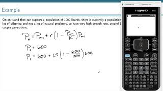 Example Logistic Growth Model 1