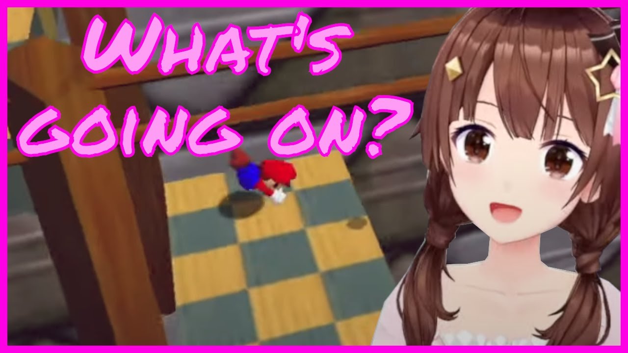 Tokino Sora Vs Vanishing Cap Switch Course in Super Mario 64 [Hololive]