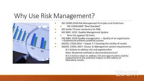 Using Risk Management to Optimize Forensic Laboratory Operations