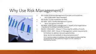 Using Risk Management to Optimize Forensic Laboratory Operations