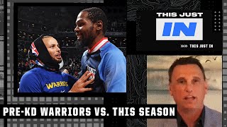 Tim Legler compares the pre-KD Warriors to this season's team | This Just In