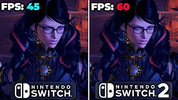 Bayonetta 3 (Docked) | Switch vs Switch 2 | FPS, Loading & Graphics Comparison