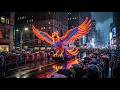 Massive Rain Parade in USA 2026 Unreal Crowd POV  Wet Street Festival