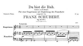 Schubert: Du bist die Ruh (Barbara Bonney)