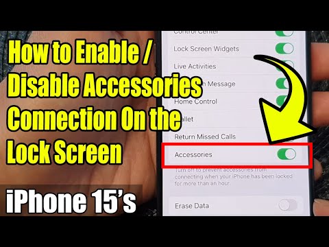 iPhone 15/15 Pro Max: How to Enable/Disable Accessories Connection On the Lock Screen