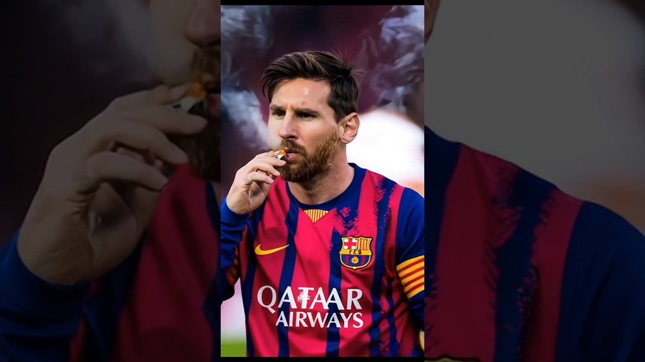 Messi Smoking Cigarettes  🚬