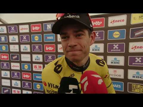 Wout van Aert - Interview at the finish - Dwars door Vlaanderen 2026