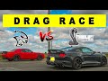 2022 Ford Shelby GT500 vs Dodge Challenger Hellcat, there is only one winner. Drag and Roll Race.