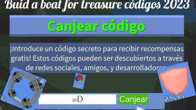 0001# Roblox – Códigos Build A Boat For Treasure (construa um