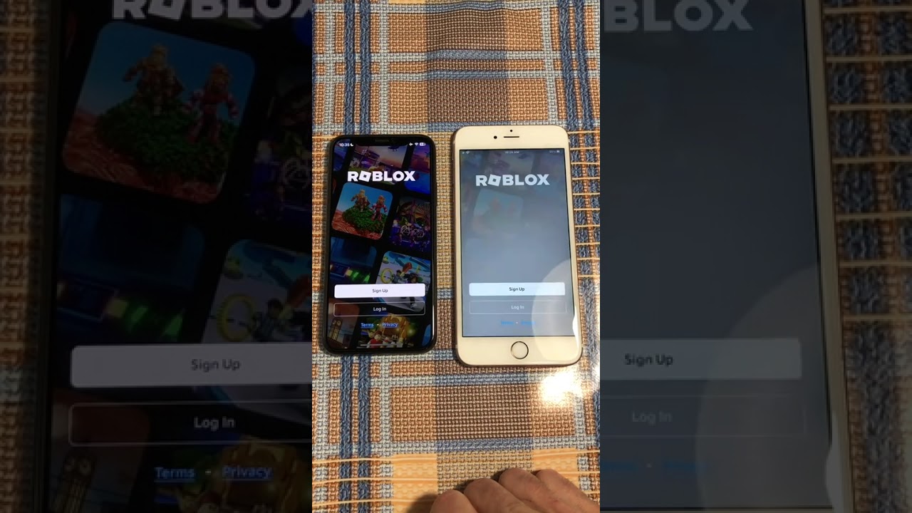Roblox faster on iPhone X vs 6s Plus #iphonecomparison #iphonetest #iphonelover