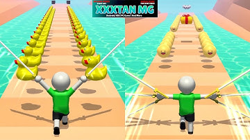 Twin Blade Slicer #80 Android, iOS Walkthrough Gameplay ASMR