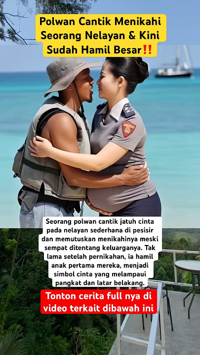 Polwan Cantik Menikahi Seorang Nelayan & Kini Sudah Hamil Besar‼️#viralvideo #trending #menikah