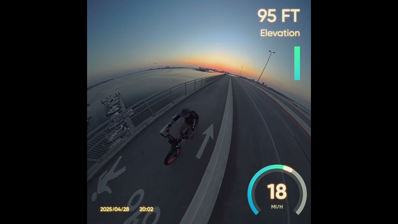 Drone Like Bridge Ride with Insta360 X4 + GPS Remote!