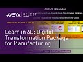 Learn in 30: Digital Transformation Package for Manufacturing