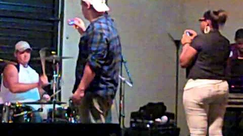 Mike Clabough and DJ Grand Mill messin around @ TH...