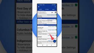 Creating an event reminder in Talking Calendar App screenshot 1