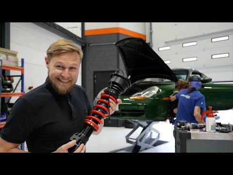 Video preview: Installing game-changing semi-active suspension to my modern classic Porsche 996!