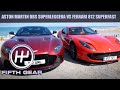 Aston Martin DBS Superleggera VS Ferrari 812 Superfast - The FULL Challenge | Fifth Gear