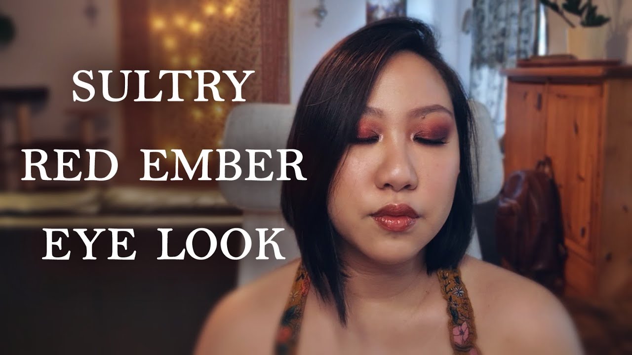 GRWM ※ Quick Eyeshadow Tutorial ※ Sultry Red Ember Look