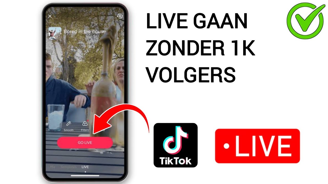 Hoe je live kunt gaan op Tik Tok zonder 1000 volgers || Ga live op